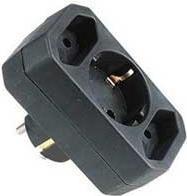 Produktbild E+P EA 29 3AC outlet(s) Schwarz Verlängerungskabel (3 x)