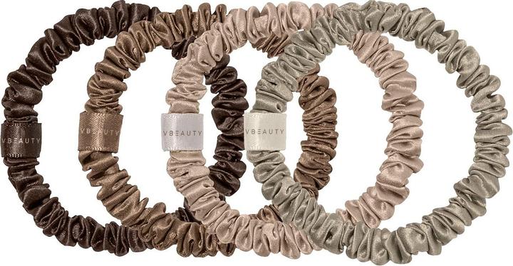 VBEAUTY Seiden Scrunchie Skinny-Set (Hair tie set)