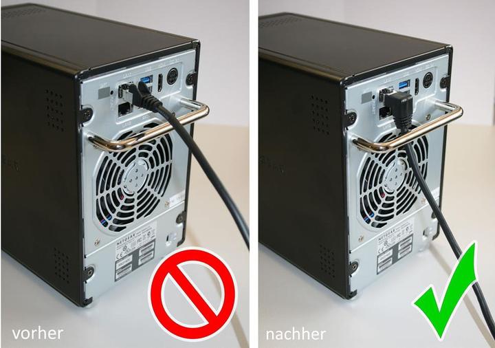 Produktbild Good Connections Patchkabel, Cat. 5e, F/UTP, 1x 90&#176 RJ45 Stecker (Rastnase oben)/ 1x gerade, schwarz, 2m, ® (F/UTP, CAT5e, 2 m)