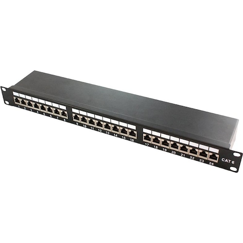 LogiLink Patchpanel 48,30cm (19"), Server Zubehör, Schwarz