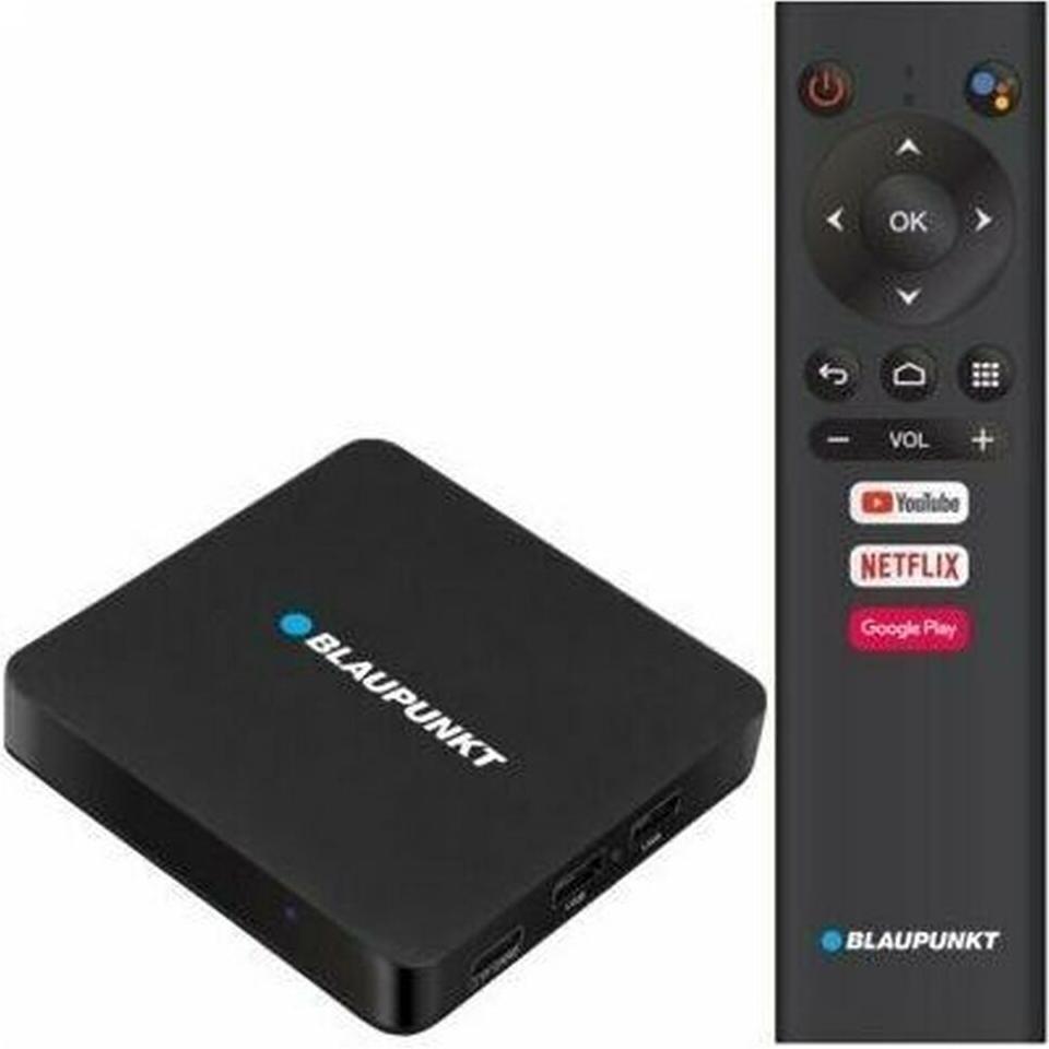 Blaupunkt PC Box Android B Stream Bt 5.0 Android 10b Wi-Fi Nero 4k Smart (8 GB, Android 10) (B-STREAM)