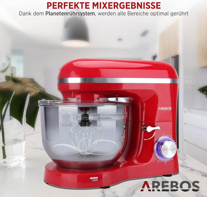 Actual product image Arebos Food processor (1500 W, 6 l)