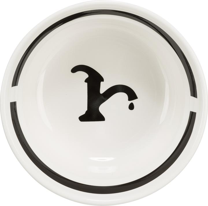 Actual product image Trixie Ceramic skål m. tekst "Water", ø 20 cm, til # 24642
