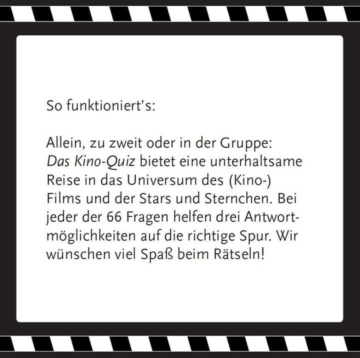 Produktbild Kino-Quiz (Neuauflage) (Deutsch, 2 Spieler)