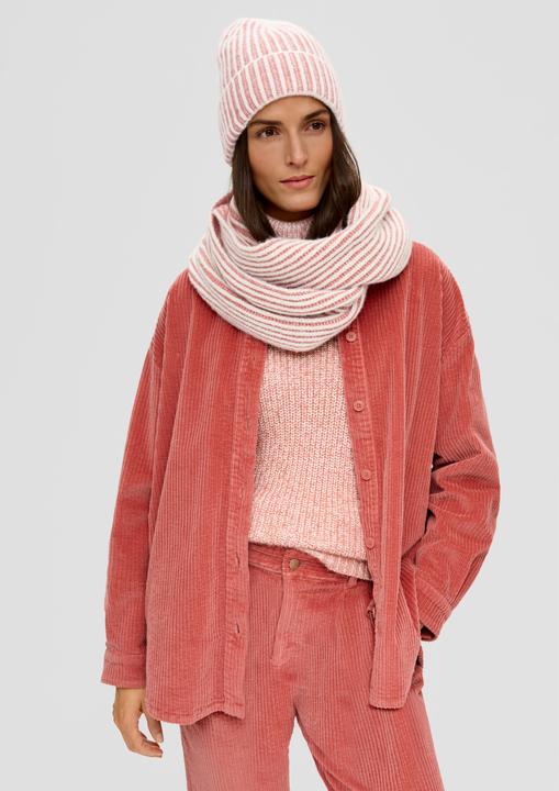 Immagine prodotto s.Oliver Snood Loop-Schal aus Baumwollmix mit Wolle