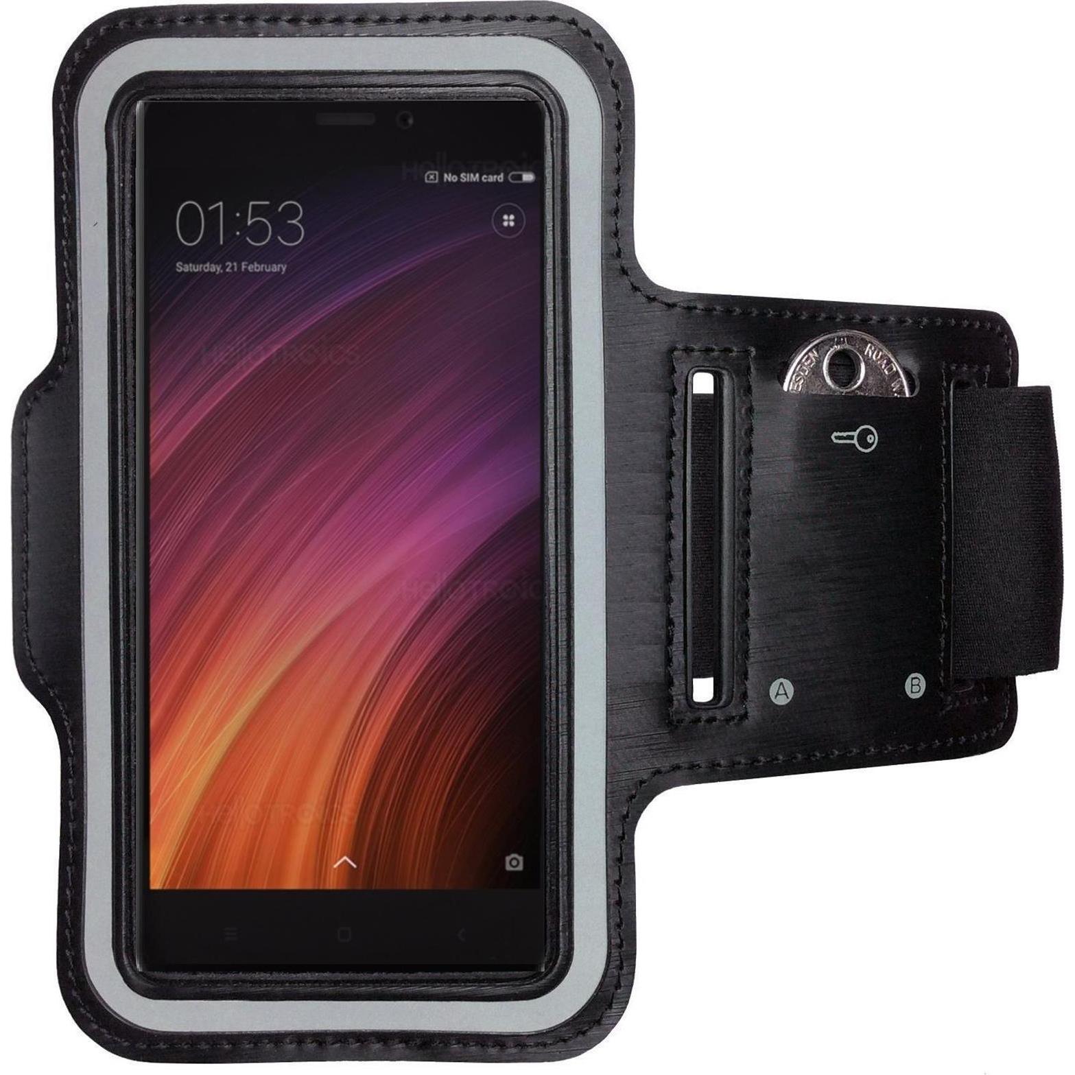 Thumbnail - CoverKingz Sportarmband für Xiaomi Redmi 4X, Smartphone Sportarmband, Schwarz