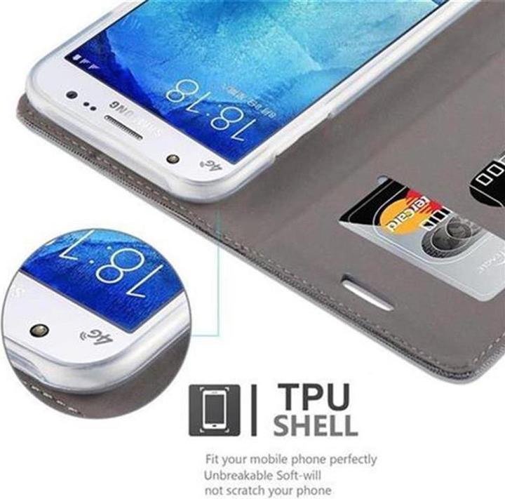 Actual product image Cadorabo Book Jeans Optics Cover (Samsung Galaxy J5 (2015))