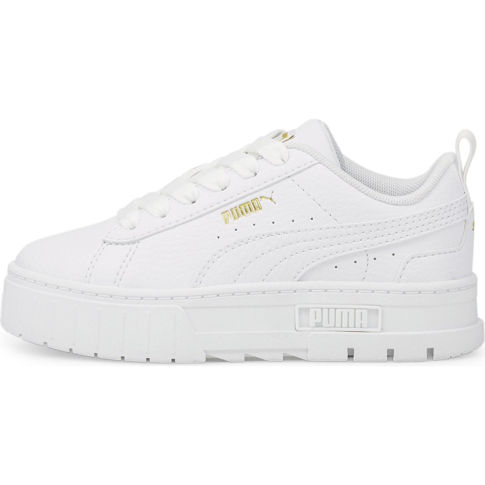 Puma, Mädchen, Sneaker, Mayze Lth PS, Weiss, (30)