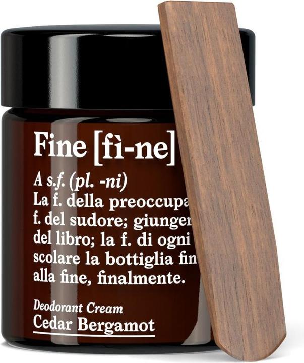 Actual product image [fì-ne] Cedar Bergamot - Deodorant Cream (Crème)