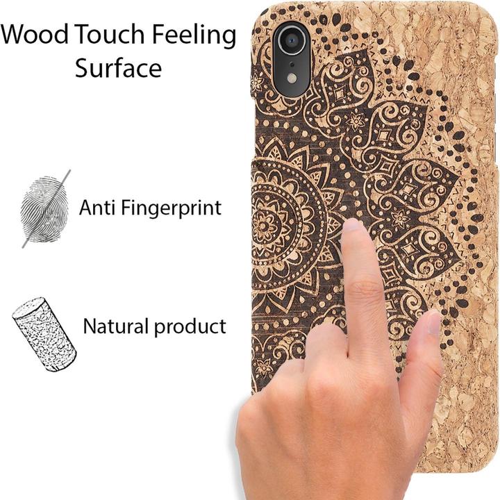 Actual product image Nalia Cork cell phone case (Apple iPhone XR)