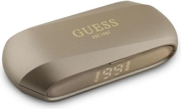 Produktbild Guess Kabellose Kopfhörer Elongated Metallic ENC TWS - Gold (ANC, 26 h, Kabellos)
