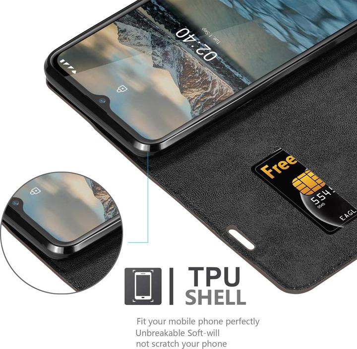 Produktbild Cadorabo Book Invisible Magnet Cover (Nokia 2.4)