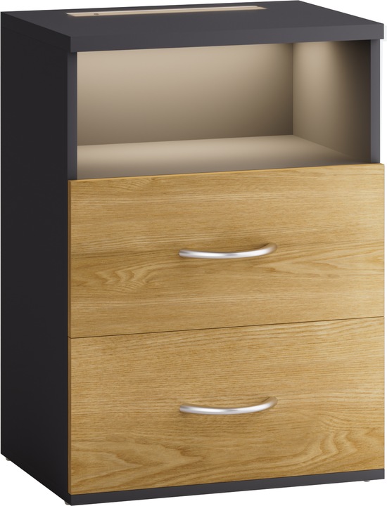 Casaria Bedside table (39 x 28 x 54 cm)