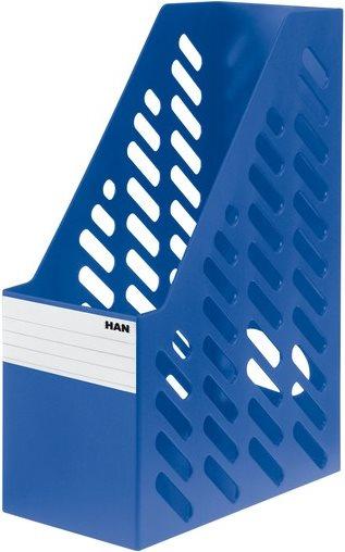 Produktbild Han Stehsammler KLASSIK XXL, Kunststoff, blau Griffloch im Rückenteil, für Unterlagen im Format A4/C4 (C4)
