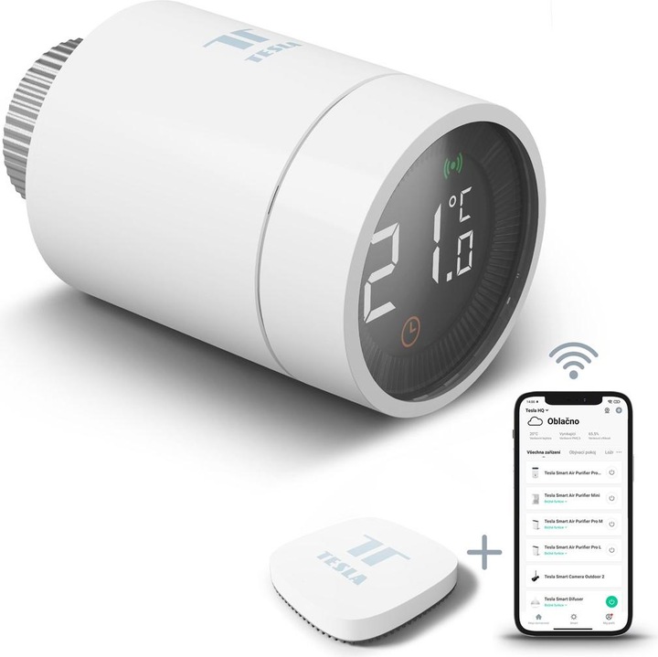 Actual product image Tesla Smart Thermostatic Valve Style