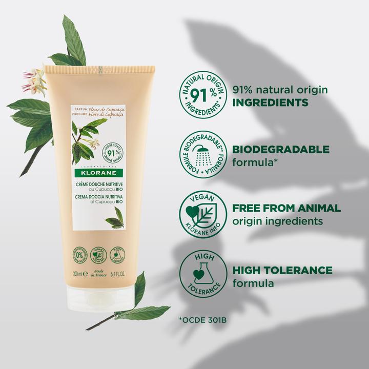 Actual product image Klorane Shower cream with cupuacu blossom (200 ml)