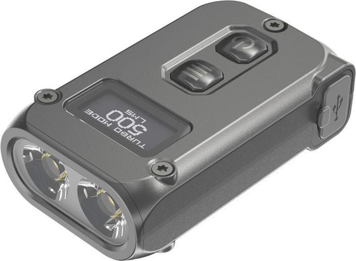 Actual product image Nitecore TINI 2 - 500 lumen, grey (4.70 cm, 500 lm)