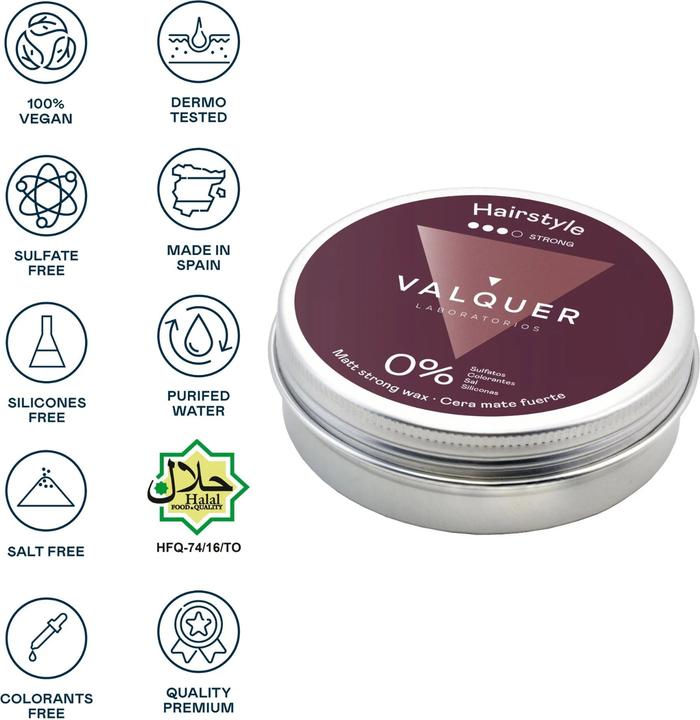 Immagine prodotto Valquer Cera opaca forte 100ml (Cera per capelli, 100 ml)