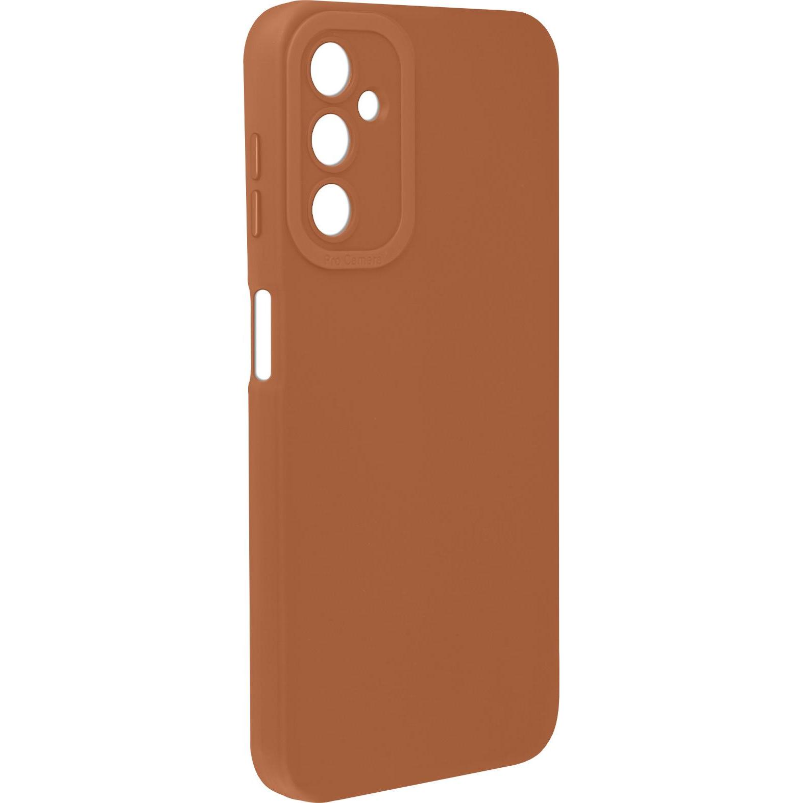 Avizar SoftGlow Case Series (Samsung Galaxy A14), Smartphone Hülle, Braun