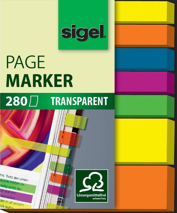 Actual product image Sigel Sticky Marker - Mix (50 x 63 mm)
