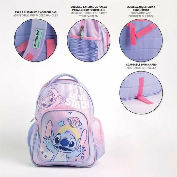 Actual product image Cerdá Schulrucksack Stitch Lila