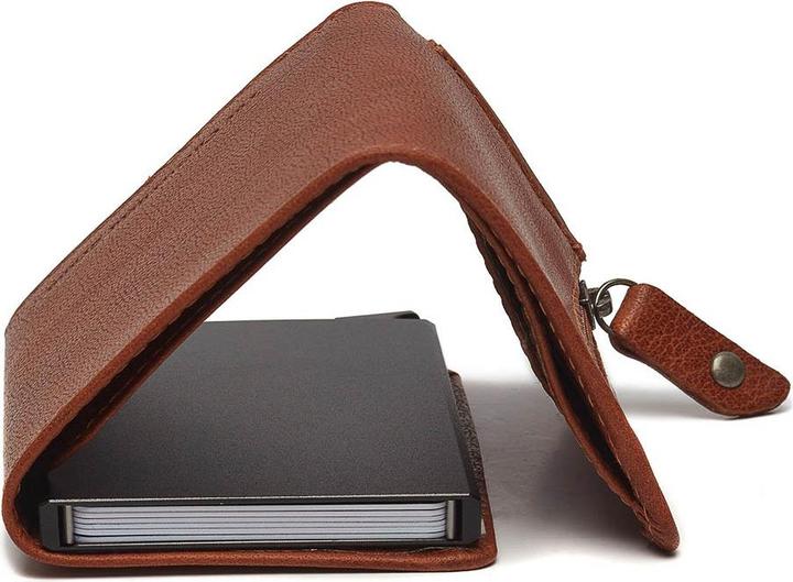 Produktbild The Chesterfield Brand Antique Buff Kreditkartenetui RFID Schutz Leder 7 cm