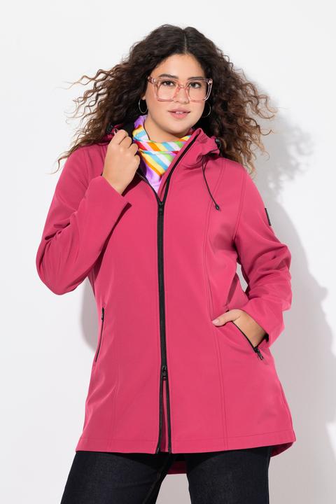 Produktbild Ulla Popken HYPRAR Long-Softshelljacke, wasserabweisend, A-Linie (50, 52)
