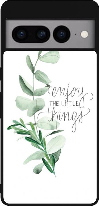 Image du produit PhoneLook Coque Silicone rigide noir Enjoy the little things (Google Pixel 7 Pro)