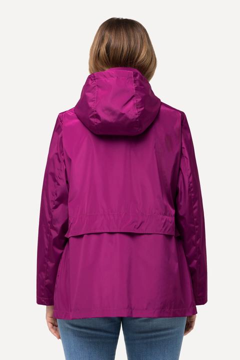 Produktbild Ulla Popken HYPRAR Windbreaker-Jacke, wasserabweisend, Kapuze (46, 48)