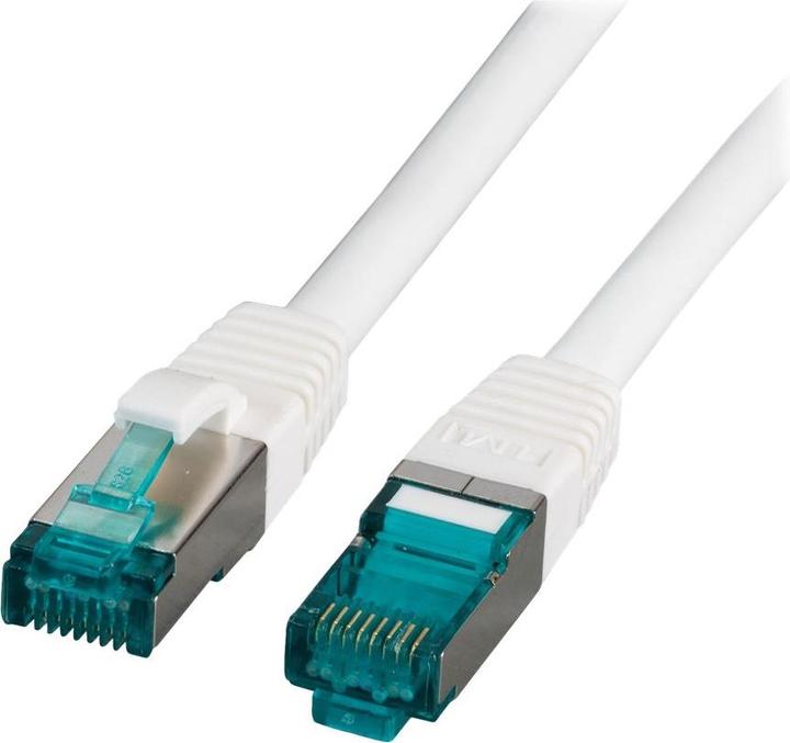 Actual product image EFB Elektronik RJ45 patch cable S/FTP, Cat.6A, LSZH, 5m, violet The shielded Cat.6A RJ45 patch cable ensures (S/FTP, CAT6a, 5 m)