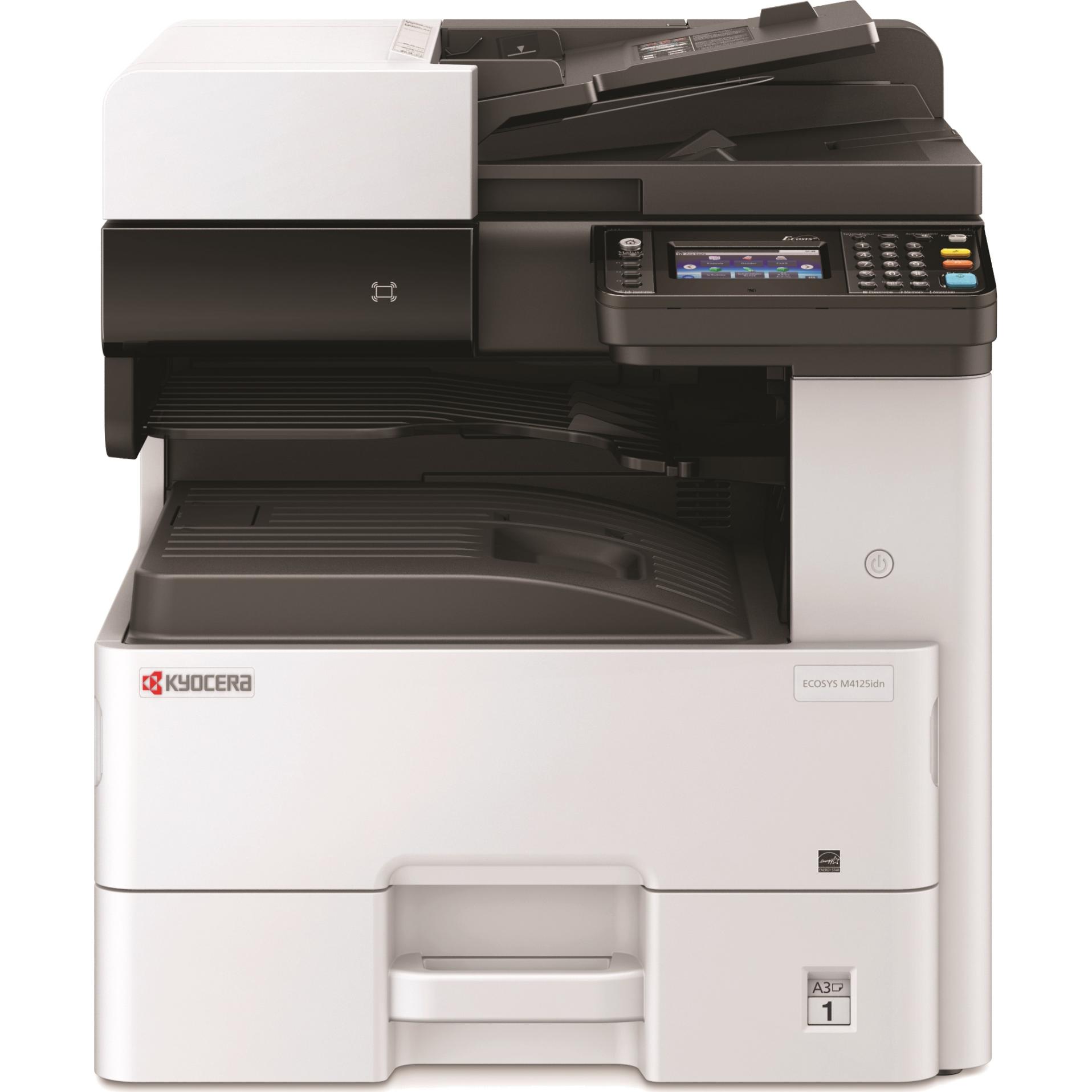 Kyocera Ecosys M4125idn (Laser, Schwarz-Weiss), Drucker, Schwarz, Weiss