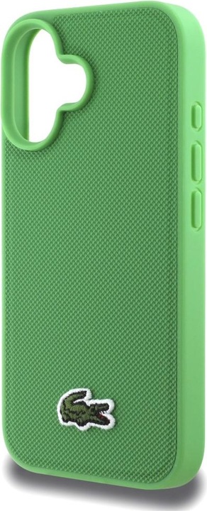 Produktbild Lacoste Etui Iconic Petit Pique Crossbody Cord MagSafe do iPhone 16 Plus zielony