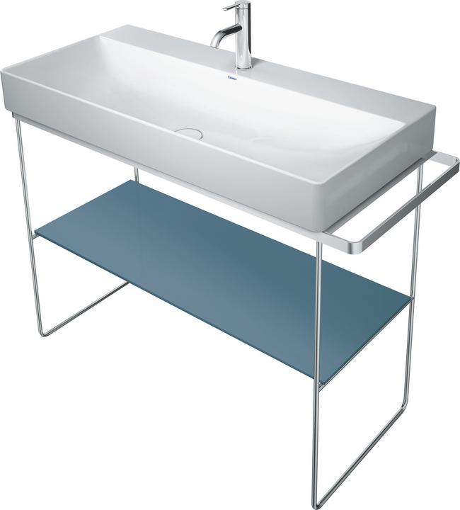 Actual product image Duravit DURASQUARE glass inlay for metal console 003103/104 stone blue