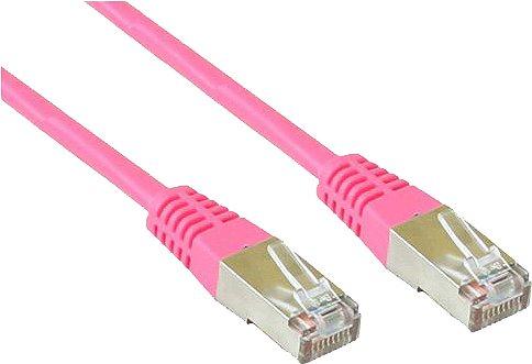 Produktbild Good Connections RNS® Patchkabel mit Rastnasenschutz, Cat. 6, S/FTP, PiMF, PVC, 250MHz, magenta, 30m (S/FTP, CAT6, 30 m)