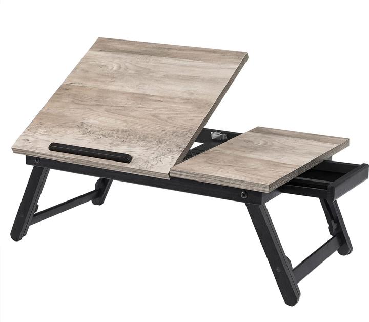 Actual product image Songmics Laptop table, Greige