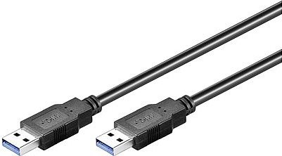 Produktbild Good Connections Anschlusskabel USB 3.0 Stecker A an Stecker A, schwarz, 0,5m, ® (0.50 m, USB 3.0)