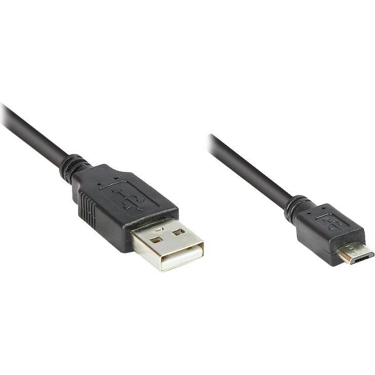 Good Connections USB Anschlusskabel (5 m, USB 2.0), USB Kabel