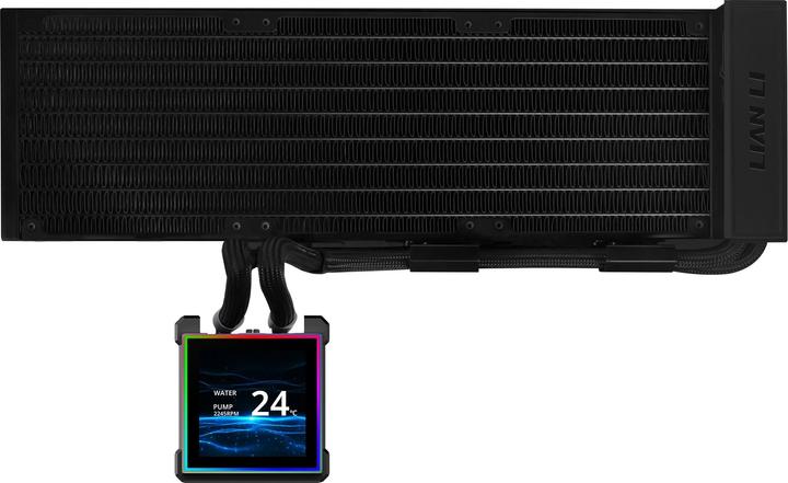 Productafbeelding Lian-Li HydroShift II LCD-S 360N AiO-Wasserkühlung, RGB, LCD-Display - ohne Lüfter, 360mm, schwarz