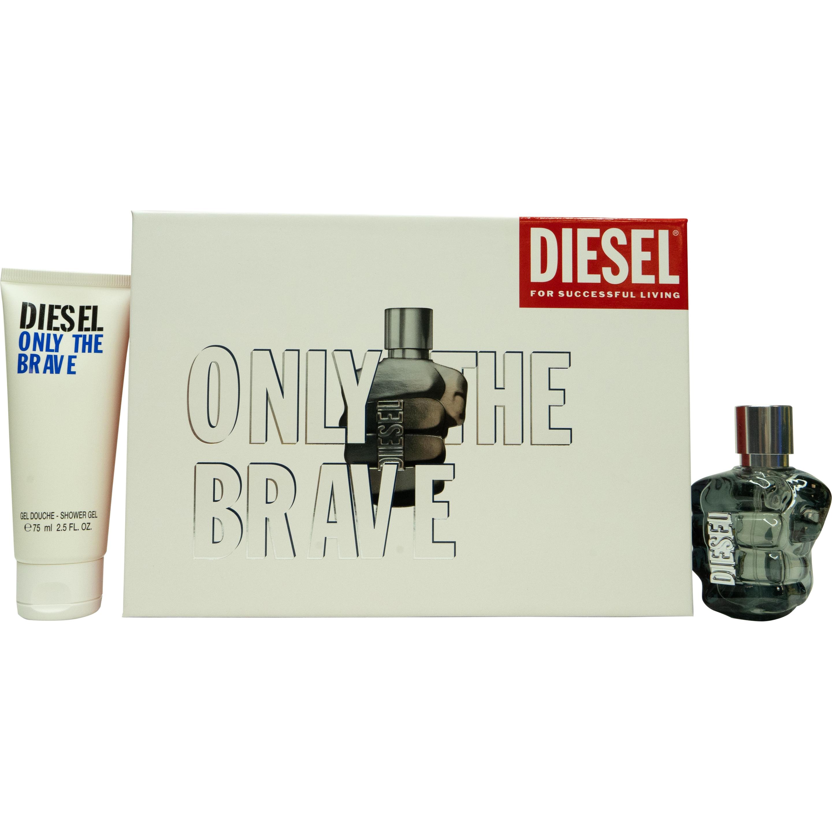 Diesel, Set regalo bellezza, Only The Brave Gift Set 50ml Eau De Toilette 75ml Shower Gel (Set di profumi)