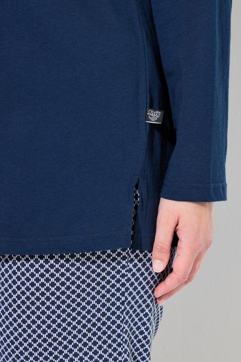 Produktbild Ulla Popken Pyjama, Muster, Rundhals, Langarm (68)