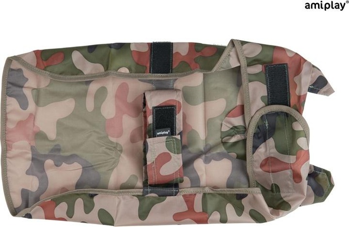 Actual product image amiplay Raincoat Bristol Coc.Spaniel 58cm Camo (Dog life jacket)