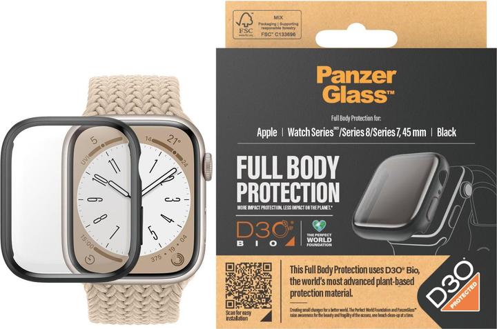 PanzerGlass Pellicola protettiva Full Body (Apple Watch Series 9)