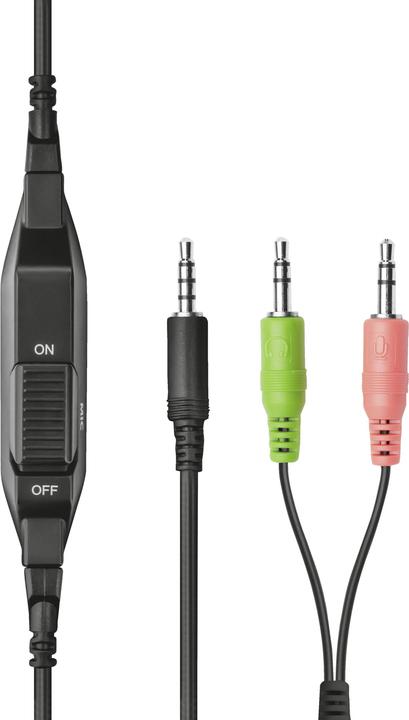 Produktbild Trust Headset GXT 444 Wayman Pro Gaming Schwarz (Kabelgebunden)