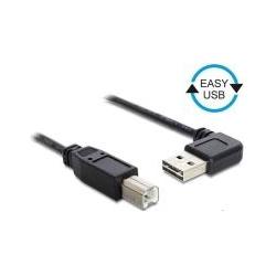 Thumbnail - Good Connections Anschlusskabel USB 2.0 EASY Stecker A an Stecker B, gewinkelt, schwarz, 5m,  (5 m, USB 2.0), USB Kabel