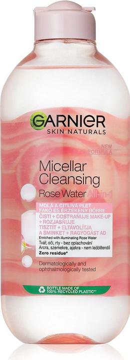 Actual product image Garnier Skin Naturals Micellar Cleansing Rose Water (Micelle water, 400 ml)