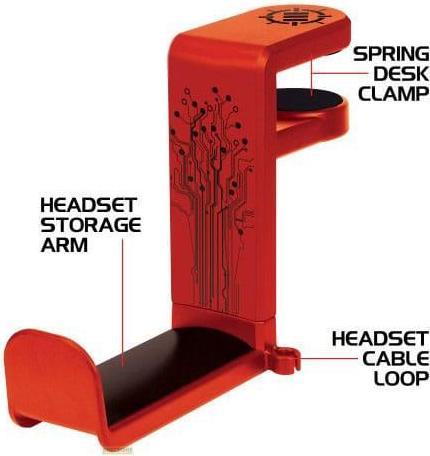 Produktbild Enhance Kopfhörer Halterung Red