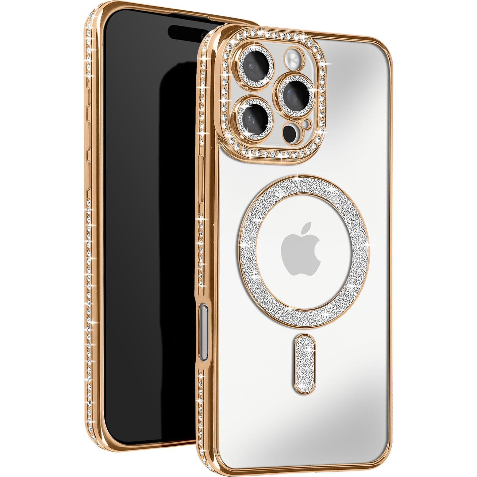 Avizar Glamor Guard Case (Apple iPhone 16 Pro Max), Smartphone Hülle, Gelb