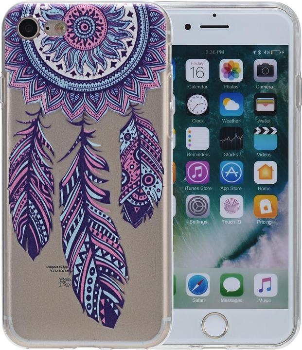 Actual product image König Design Henna Cover for Apple iPhone 5 / 5s / SE Case Protective Cover Silicone Dreamcatcher (Apple iPhone 5)