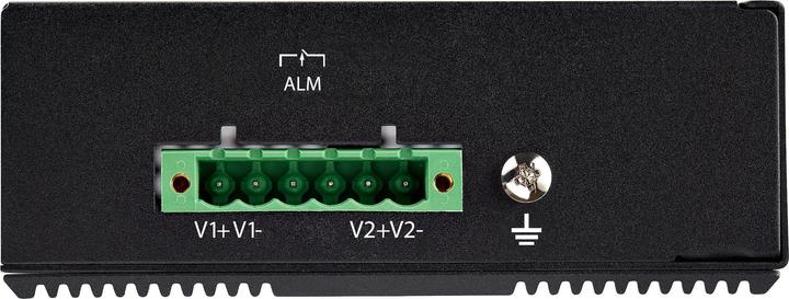 Actual product image StarTech Industrial 8 Port Gigabit PoE Switch - - Power Over Ethernet Switch - GbE PoE+ Unmanaged Switch - (8 ports)