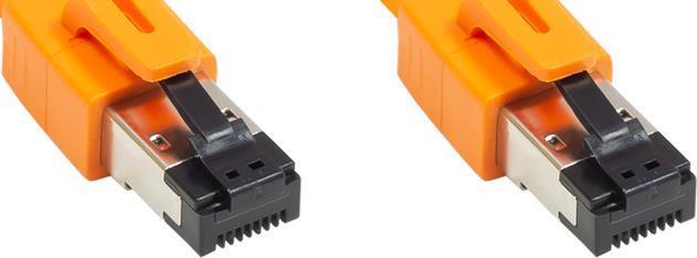 Produktbild Good Connections Alcasa 8080-075O Netzwerkkabel 7,5 m Cat8.1 S/FTP (S-STP) Orange (S/FTP, CAT8.1, 7.50 m)